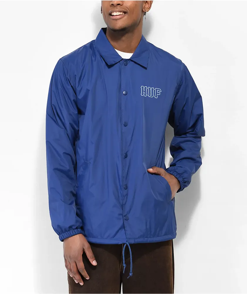 HUF Essentials H Twilight Blue Coaches Jacket