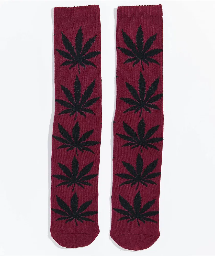 HUF Essentials Plantlife Merlot Crew Socks