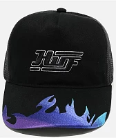 HUF Exhaust Black Trucker Hat