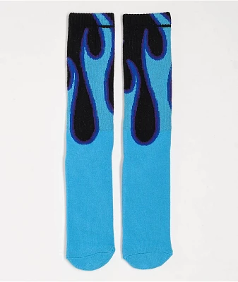HUF Exhaust Blue Crew Socks