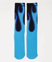 HUF Exhaust Blue Crew Socks