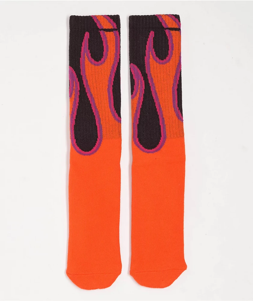 HUF Exhaust Red Crew Socks