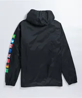 HUF Flags Black Anorak Jacket