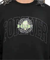 HUF Forever Torch Black Crewneck Sweatshirt