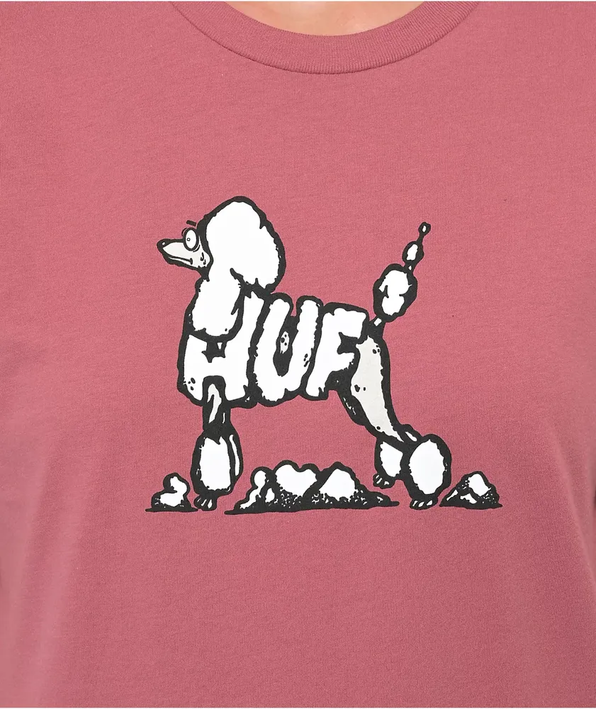 HUF Fresh Cut Poodle Mauve T-Shirt