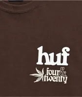 HUF Garden Supply Dark Chocolate Long Sleeve T-Shirt