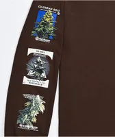 HUF Garden Supply Dark Chocolate Long Sleeve T-Shirt