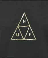 HUF Gold Triple Triangle Black T-Shirt