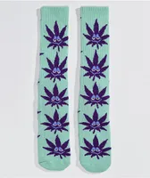 HUF Green Buddy Mint Crew Socks