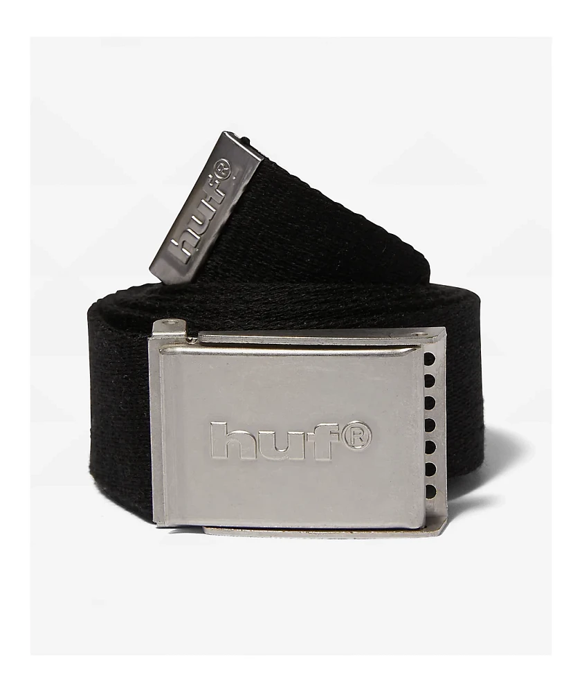 HUF Grinder Black Web Belt