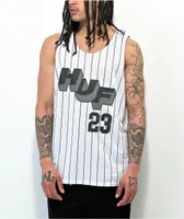 HUF Half Court Black & White Reversible Basketball Jersey