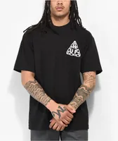 HUF Hard Links Black T-Shirt