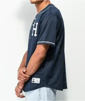 HUF Harlem Navy Baseball Jersey