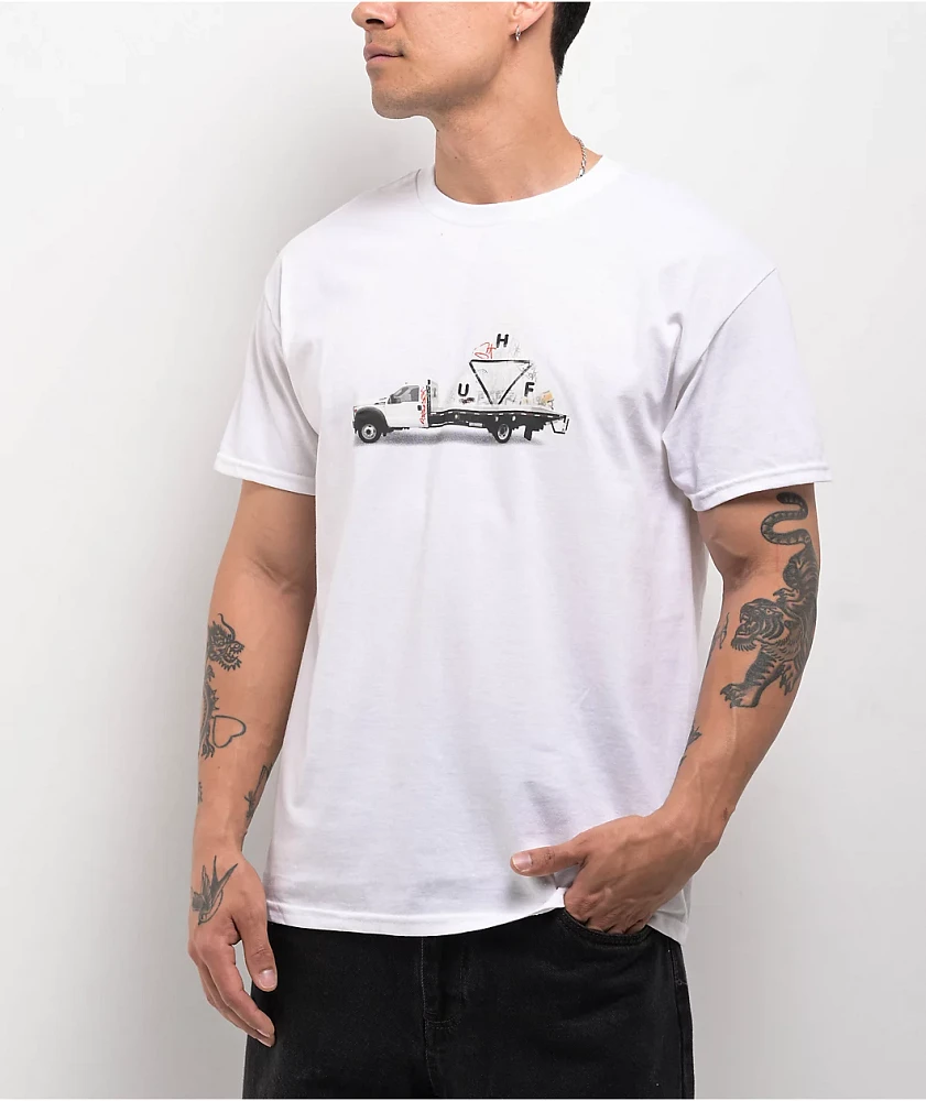 HUF High Clearance White T-Shirt
