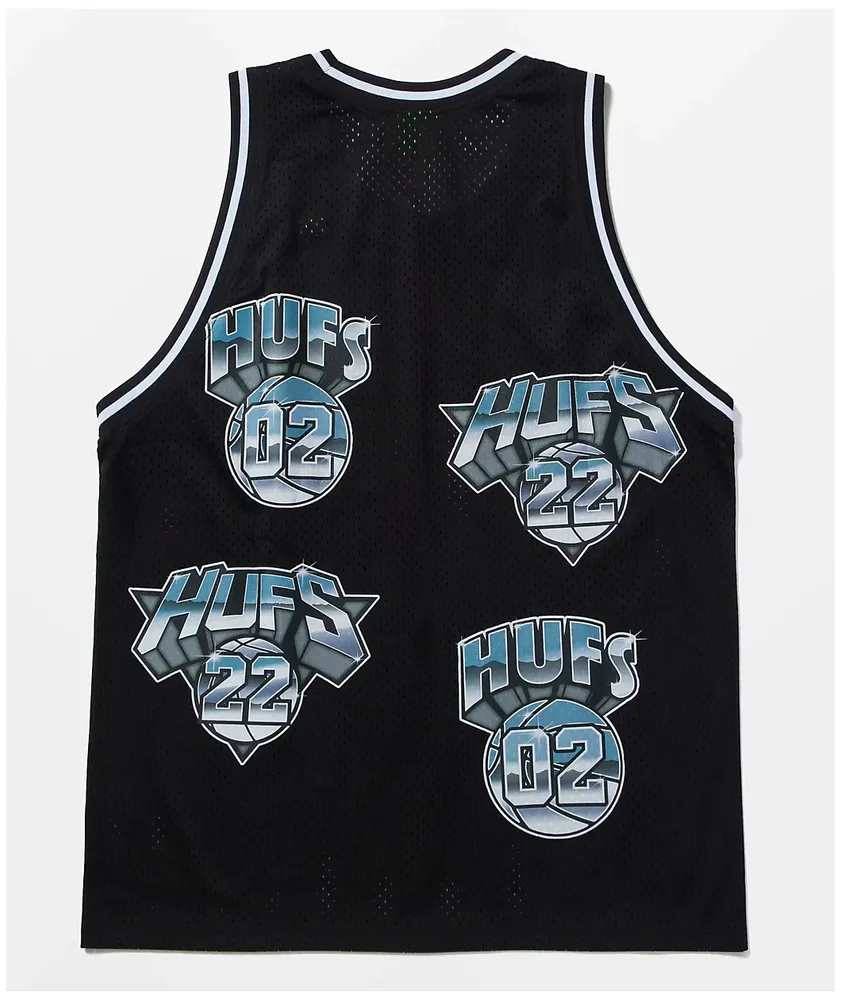 HUF Hufs Black Basketball Jersey