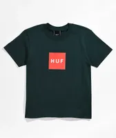 HUF Kids Set Box Logo Green T-Shirt