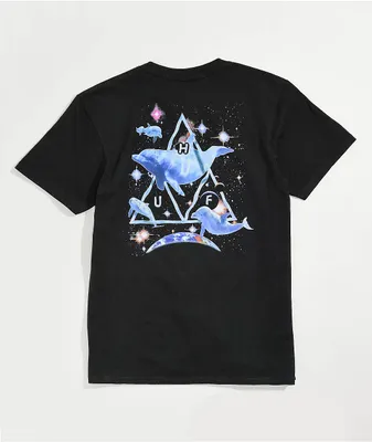 HUF Kids Space Dolphin Black T-Shirt