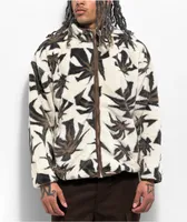 HUF Lowell Cream Sherpa Jacket