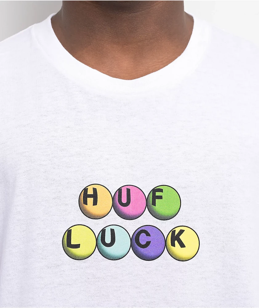 HUF Lucky White T-Shirt
