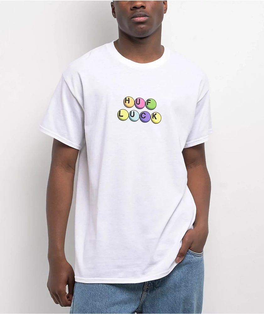 HUF Lucky White T-Shirt