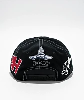 HUF Mashup Black Snapback Hat