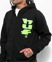 HUF Megablast Black Zip Hoodie