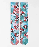 HUF Microdose Blue Tie Dye Crew Socks
