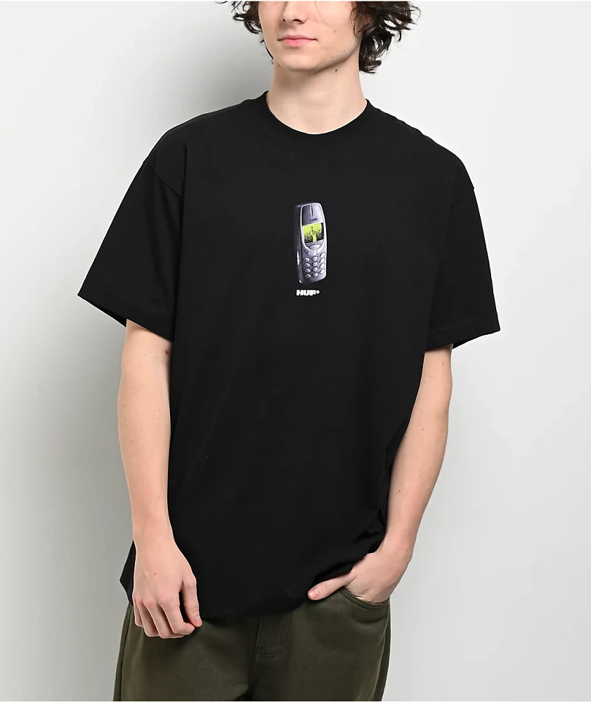 HUF Missed Calls Black T-Shirt