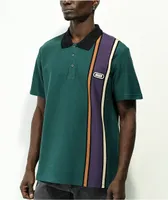 HUF Monaco Green Short Sleeve Polo Shirt