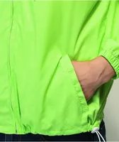 HUF Packable Neon Green Windbreaker Jacket