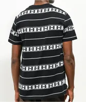 HUF Palisades Stripe Knit Black T-Shirt