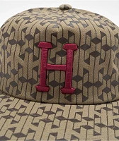 HUF Paradox Classic H Caramel Snapback Hat