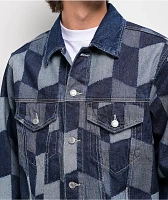 HUF Patchwork Blue Denim Jacket