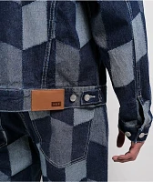 HUF Patchwork Blue Denim Jacket
