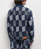 HUF Patchwork Blue Denim Jacket
