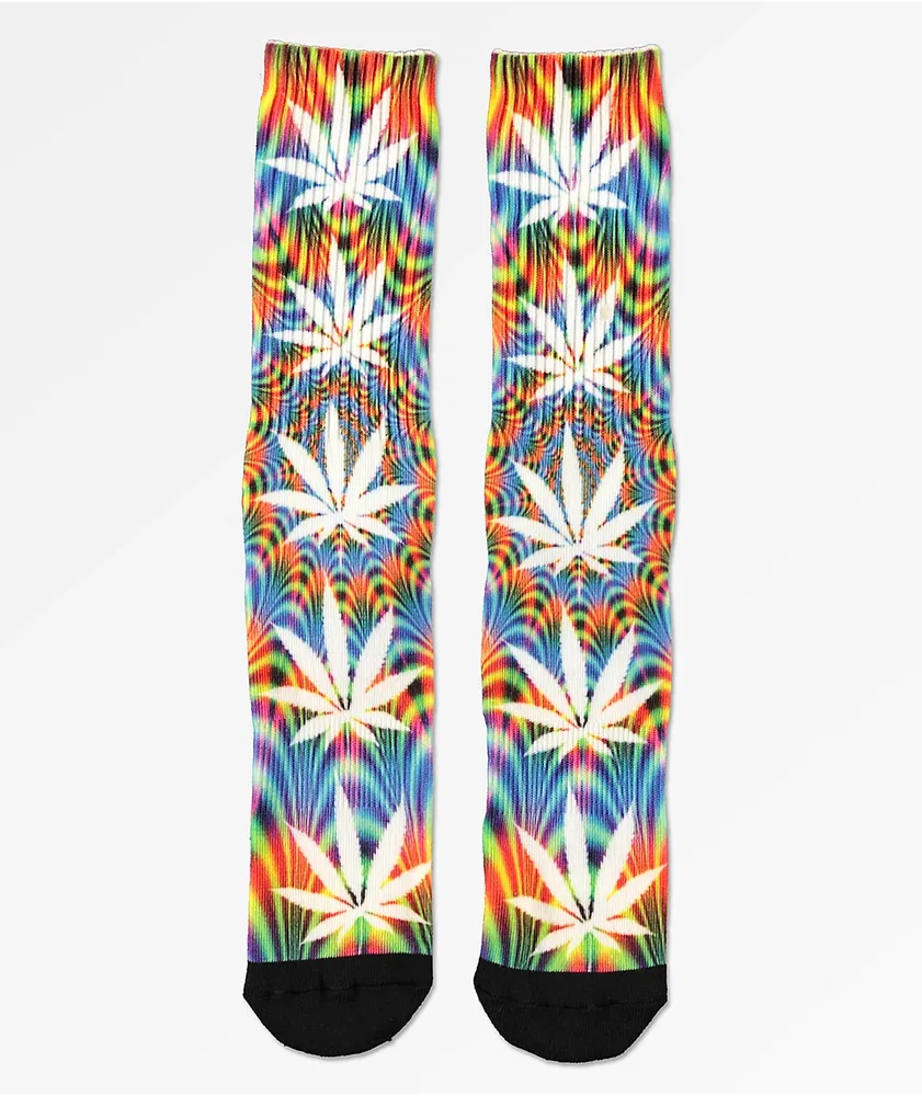 HUF Plantlife All The Lights Multi-Colored Crew Socks