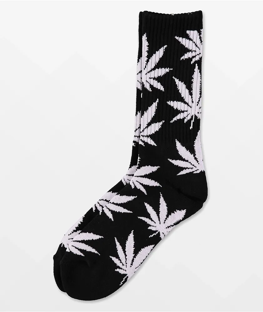 HUF Plantlife Black & White Crew Socks