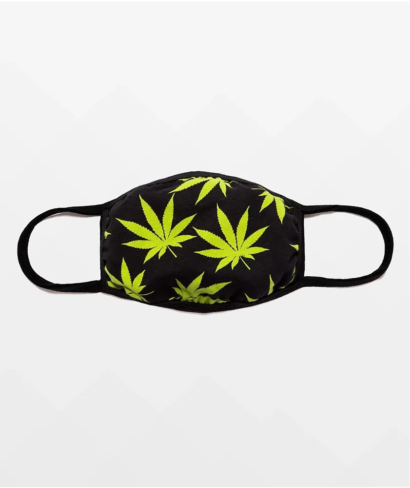 HUF Plantlife Black Face Mask