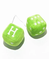 HUF Plantlife Fuzzy Green Dice