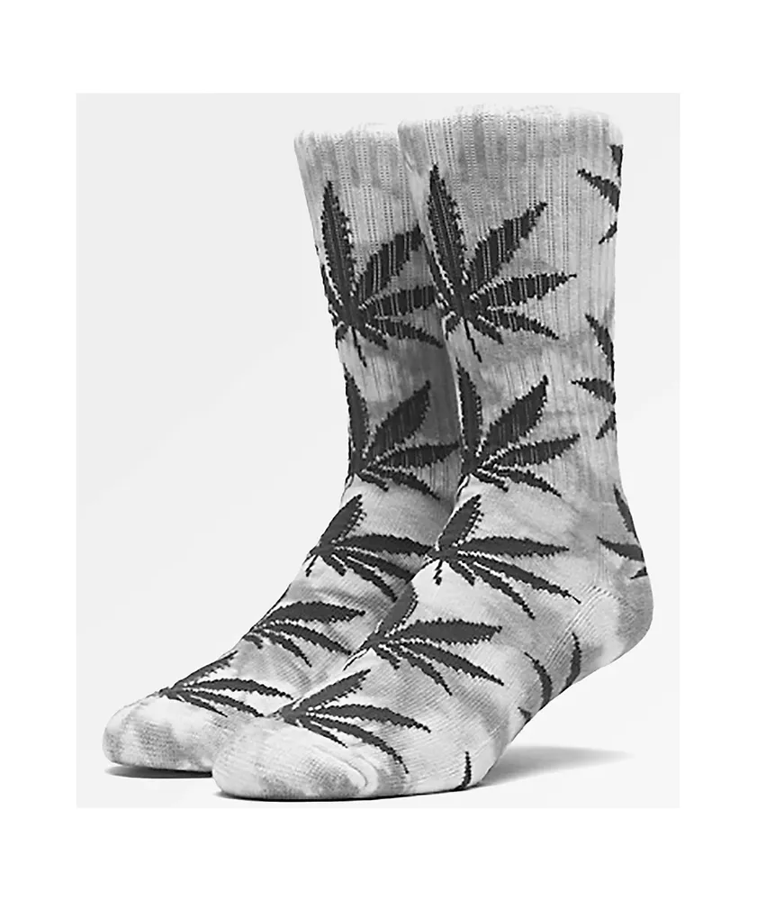 HUF Plantlife Grey Tie Dye Crew Socks 
