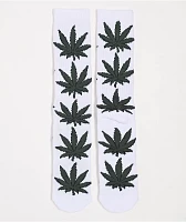 HUF Plantlife Shadow White Crew Socks