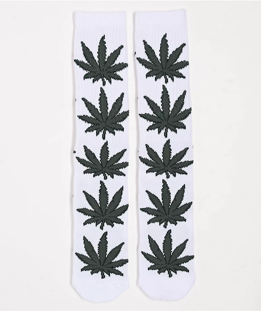 HUF Plantlife Shadow White Crew Socks