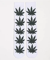 HUF Plantlife Shadow White Crew Socks