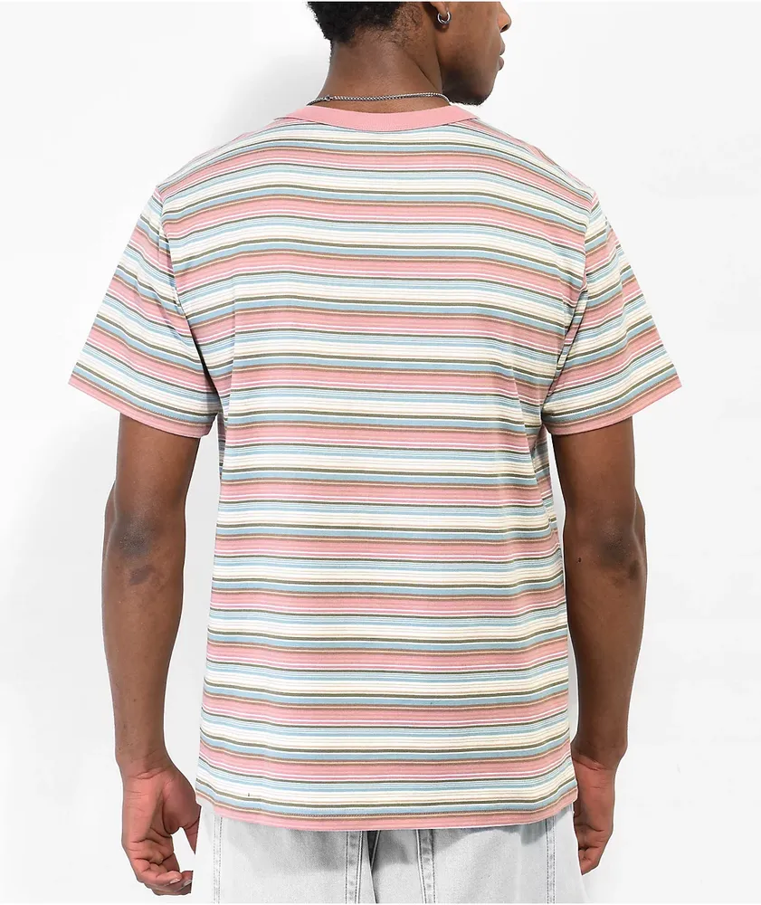 HUF Pot Head Cream Stripe T-Shirt