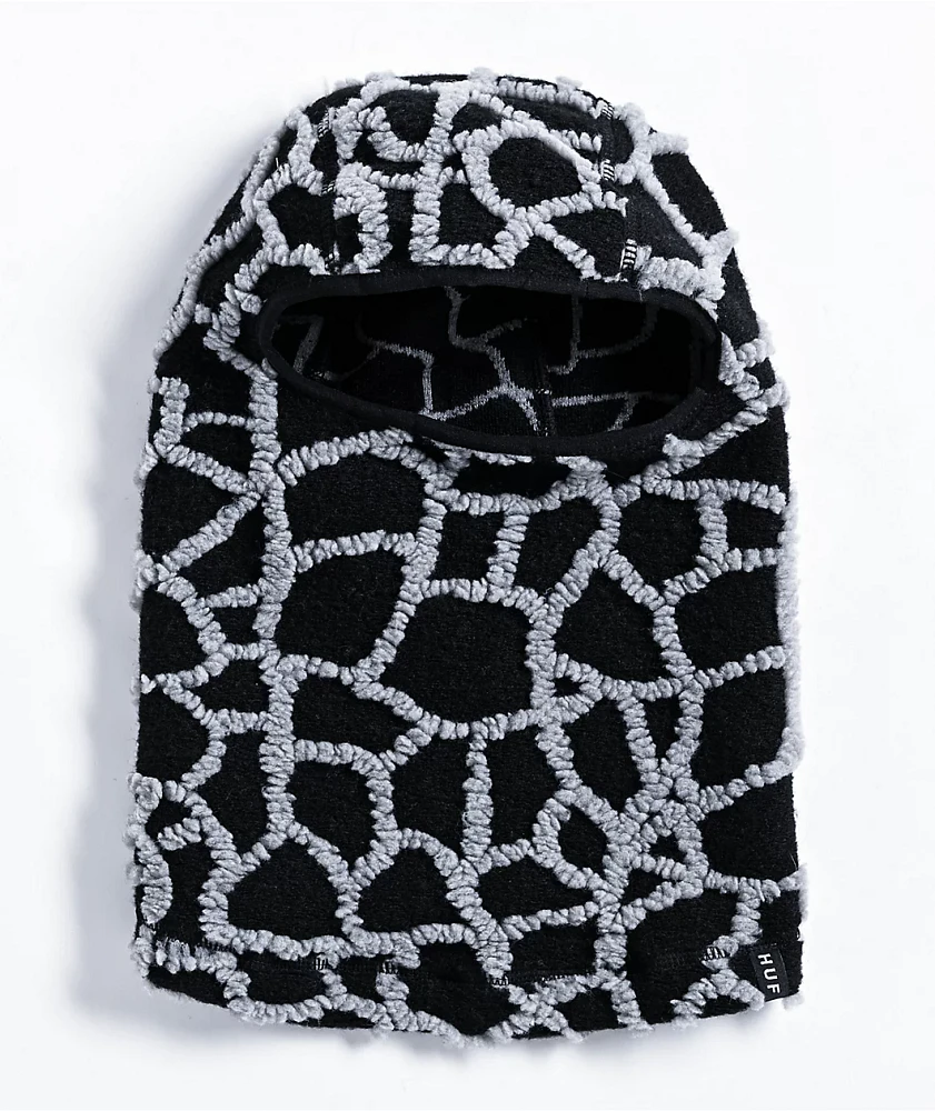 HUF Quake High Pile Black Balaclava