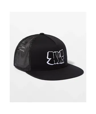 HUF Remio Wavy Black Trucker Hat