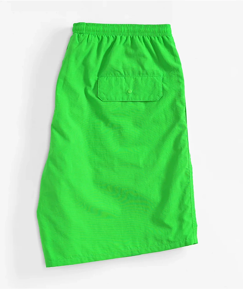 HUF Reservoir DWR Easy Clover Green Board Shorts