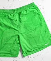 HUF Reservoir DWR Easy Clover Green Board Shorts
