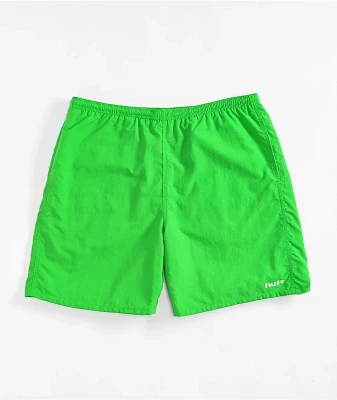 HUF Reservoir DWR Easy Clover Green Board Shorts