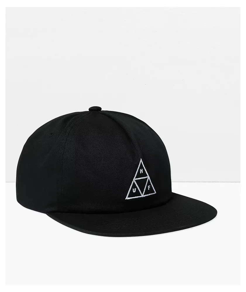 HUF Set Black Snapback Hat